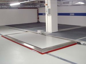plataforma para coches deslizante