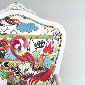 tela para cortinas / de tapicería / con motivos / de algodón