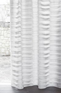 tela para cortinas / de rayas / de poliéster / de lana