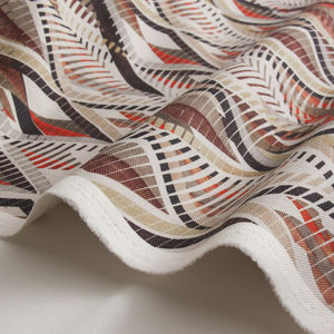 tela de tapicería / para cortinas / con motivos geométricos / con motivos animales