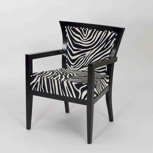 tela de tapicería / estampado animal / de terciopelo