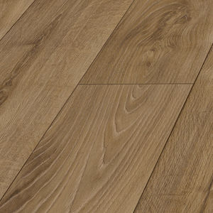 suelo laminado de roble / con clip / aspecto madera / para uso residencial
