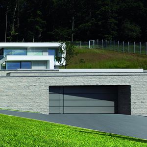 puertas de garaje basculantes / de metal / automáticas