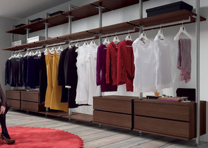 vestidor en esquina / moderno / de madera