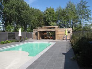 piscina enterrada / de poliéster / monobloque / de exterior