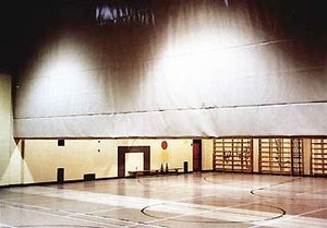 cortina separadora para gimnasio