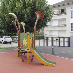 tobogán recto / para parque infantil
