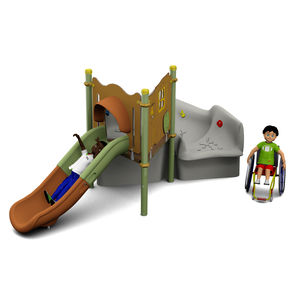 tobogán recto / para parque infantil