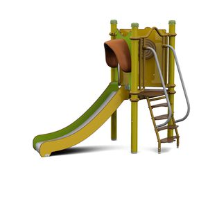 tobogán recto / para parque infantil