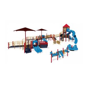 estación de juego de plástico / para parque infantil