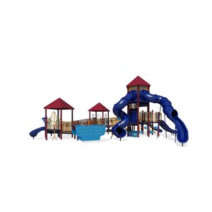 estación de juego de plástico / para parque infantil