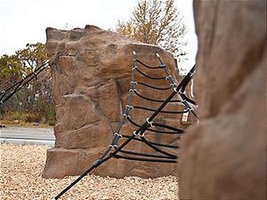 roca de escalada para parque infantil