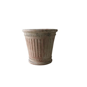 maceta de jardín de terracota / cónica