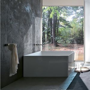 bañera independiente / cuadrada / de material compuesto
