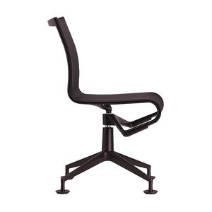 silla de oficina moderna / giratoria / de aluminio / de malla
