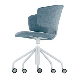 silla de oficina / moderna / con reposabrazos / tapizada