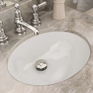 lavabo bajo encimera / ovalado / de cerámica / moderno