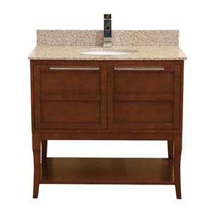 mueble de lavabo de pie / de madera maciza / clásico / con cajones