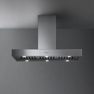 campana extractora de isla / con iluminación integrada / profesional