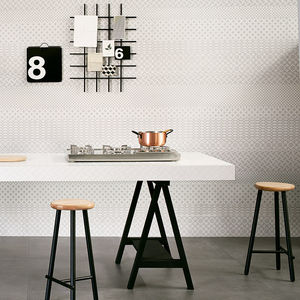 baldosa de pared / de suelo / de gres porcelánico / con motivos geométricos