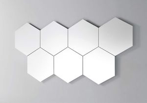 espejo de pared / con luz LED / moderno / para el sector servicios