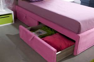 cama estándar / simple / moderna / de tela