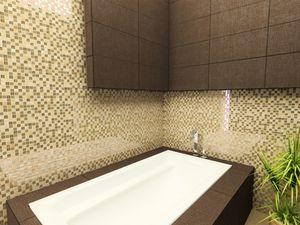 baldosa de baño / de pared / de vidrio / brillante