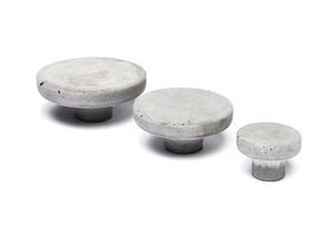 perilla para mueble moderna / de hormigón