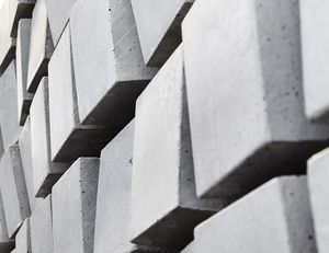 baldosa de exterior / de suelo / de hormigón / con motivos geométricos