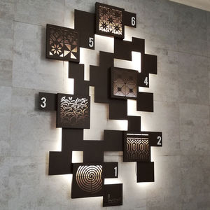 panel decorativo de aluminio / de pared / para interiores / ligero