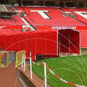 túnel telescópico para campo deportivo / de aluminio