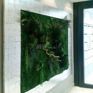 muro vegetal estabilizado / de panel modular / de interior