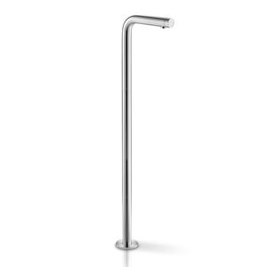 grifo monomando para lavabo / para suelo / de acero inoxidable / de baño