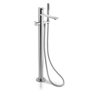 grifo monomando para bañera / para suelo / de acero inoxidable / de baño