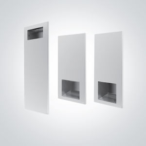 secador de manos automático / de pared / de acero inoxidable / con dispensador de papel