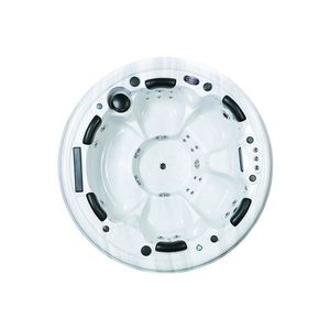 spa empotrable / circular / 6 plazas / de exterior