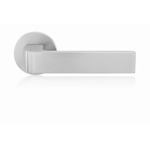 manilla para puerta / de acero inoxidable / moderna