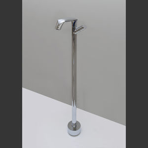 grifo monomando para lavabo / para suelo / de latón cromado / de baño