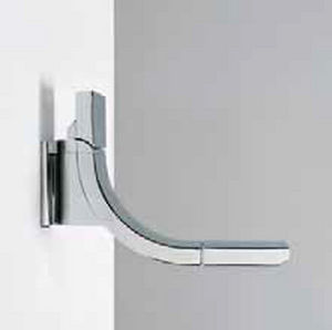 grifo monomando para lavabo / de pared / de metal cromado / de latón