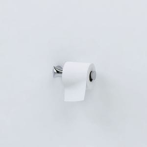 dispensador de papel higiénico de pared / de latón / de cromo