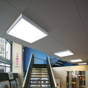 luminaria suspendida / LED / rectangular / cuadrada