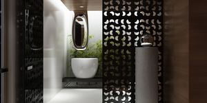 panel decorativo MDF / laminado / para interiores / perforado