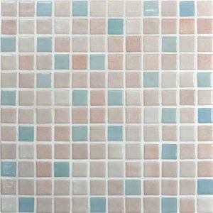 mosaico de interior / de pared / de vidrio / con motivos