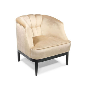 sillón clásico / de tejido / de roble / de cerezo