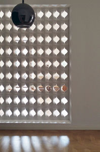 panel decorativo / de pared / de yeso / de cerámica