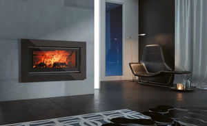 chimenea insertable de leña / de 1 cara