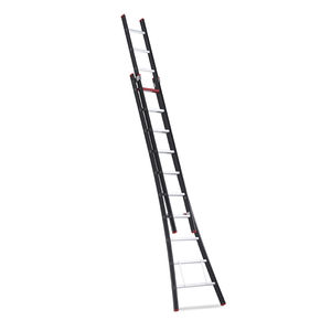 escalera elevada de aluminio / abatible