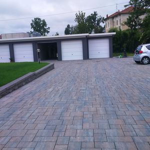 adoquín de hormigón / transitable / de alto rendimiento y cargas fuertes / modulable