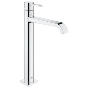 grifo monomando para lavabo / de metal cromado / para baño / con 1 orificio
