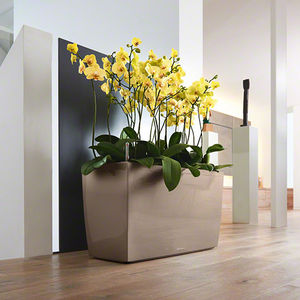 jardinera de plástico / rectangular / moderna